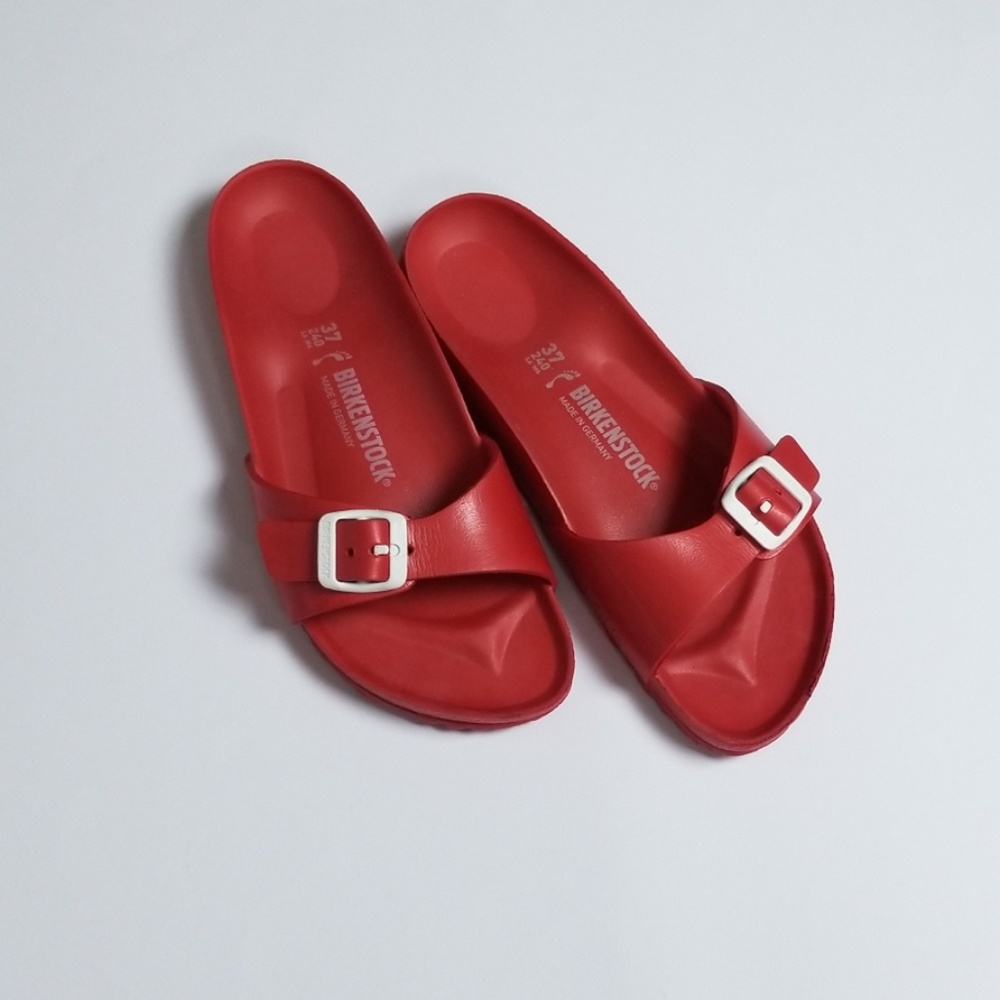 Birkenstock Red Madrid Essentials Sandals